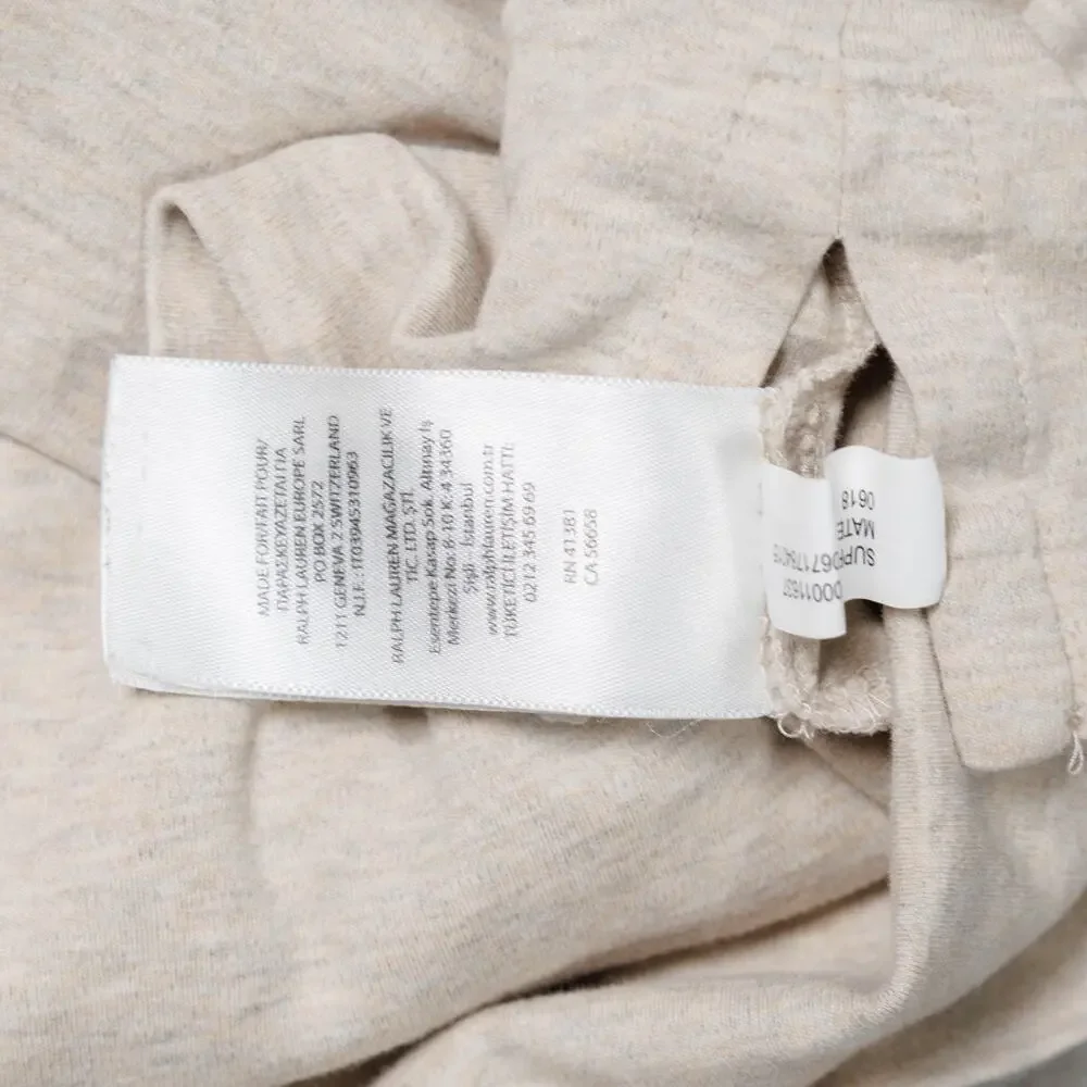 Ralph Lauren Long Sleeve Tan Classic Fit Cotton Polo Shirt Mens Size XXL